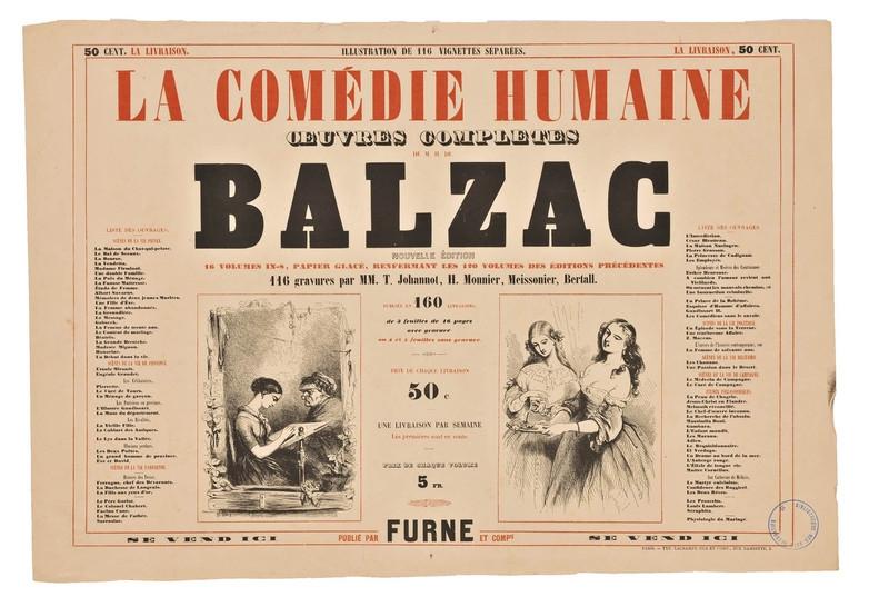 Balzac la comedie humaine editions furne